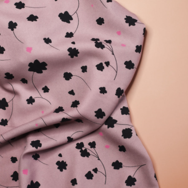 mind the Maker - ECOVERO™ Viskose - Leia Crepe - Florette - Lilac